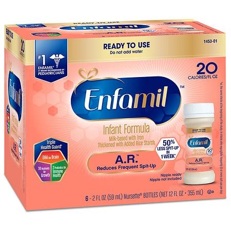 Enfamil&39;s new NeuroPro formula is made with this in mind MFGM, an important component of breast. . Walgreens enfamil ar